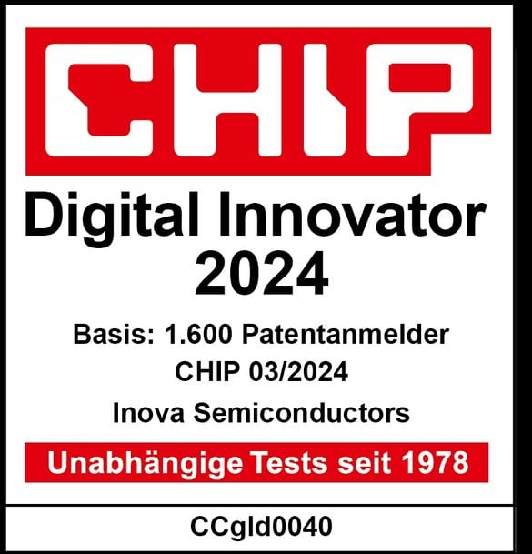 Inova Semiconductors honored as Digital Innovator 2024